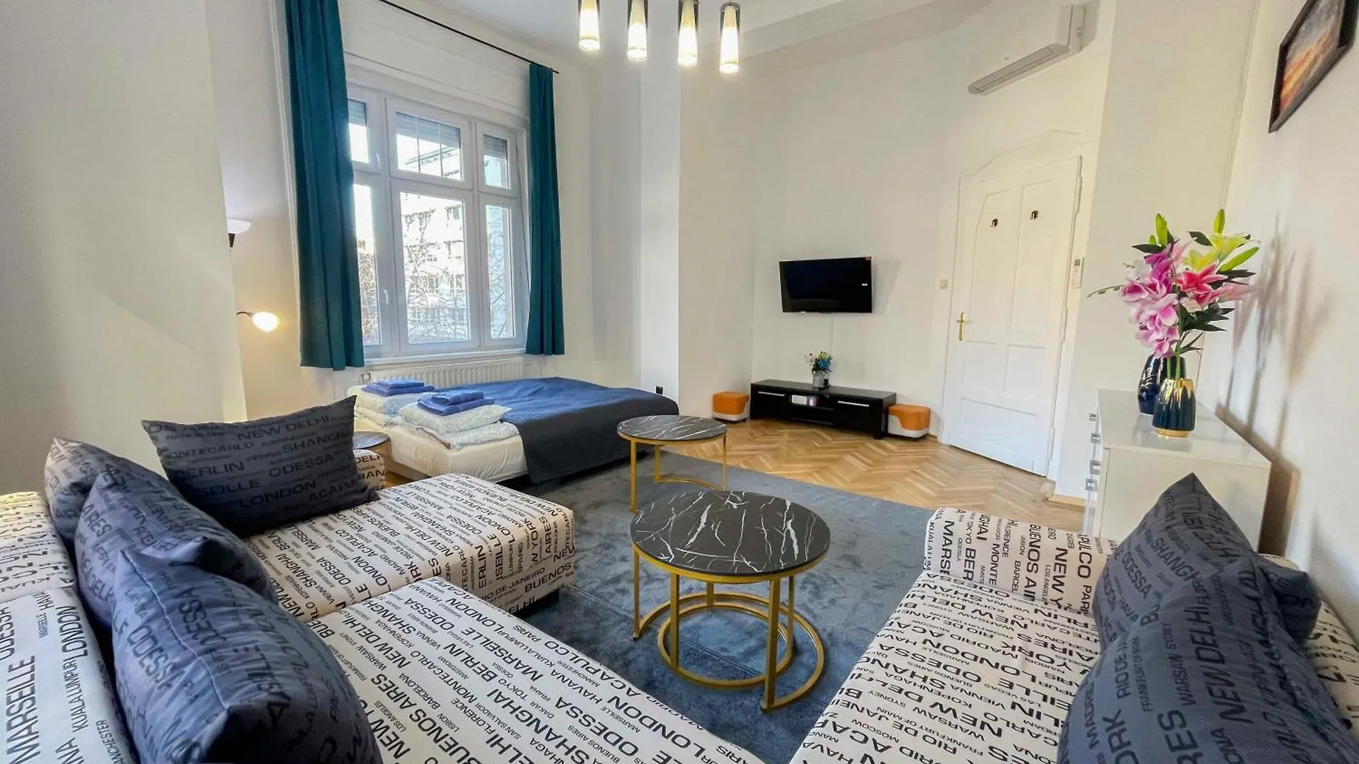 W25 Spacious 3Br Free Parking Budapeszt Apartament